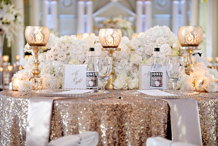Wedding Ideas How to Decorate with Sequins & Glitter Inside Weddings